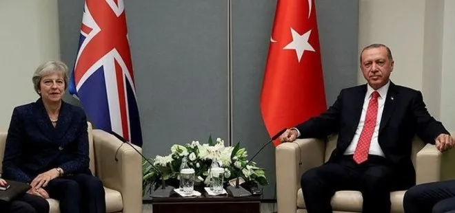 Başkan Erdoğan, Theresa May ile görüştü