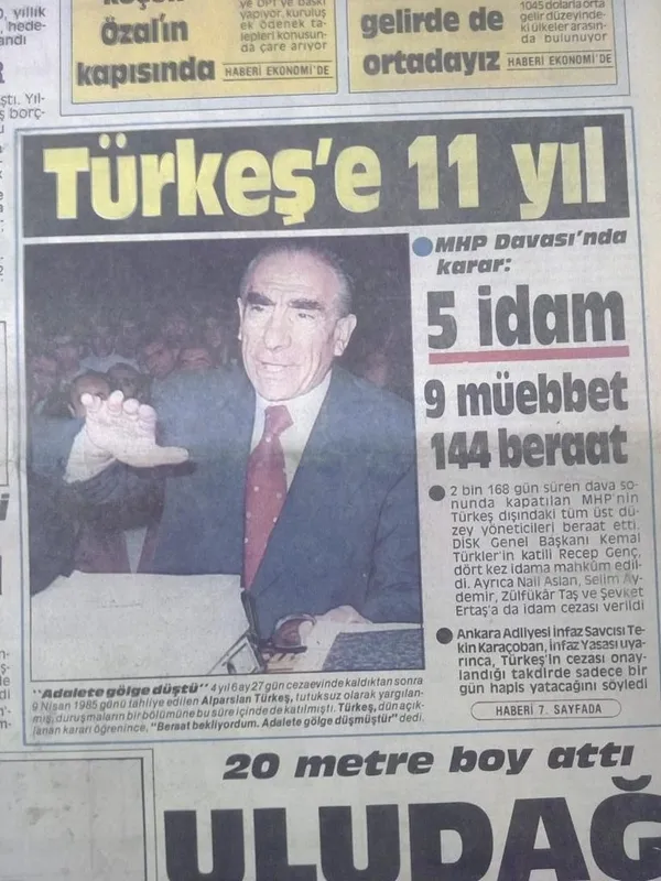 Alparslan Türkeş, İşkenceci Nurettin Soyer’e böyle seslenmiş! - 1