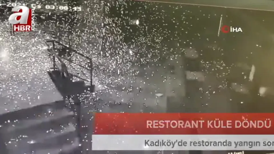 Kadıköy’de restoran küle döndü