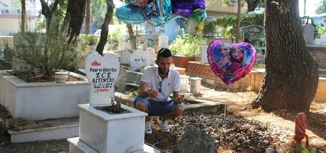 Antalya’da çocuk mezarlarına balon bağlanmasının yürekleri burkan hikayesi: Çocuğum mezarda o gelemez