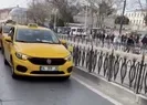 Yolcu almayan taksileri böyle görüntüledi
