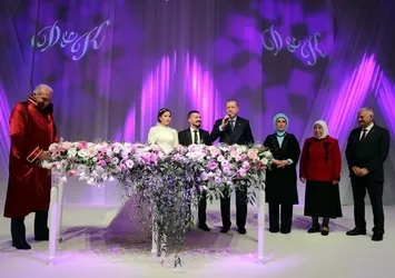 Başkan Erdoğan nikah şahidi oldu