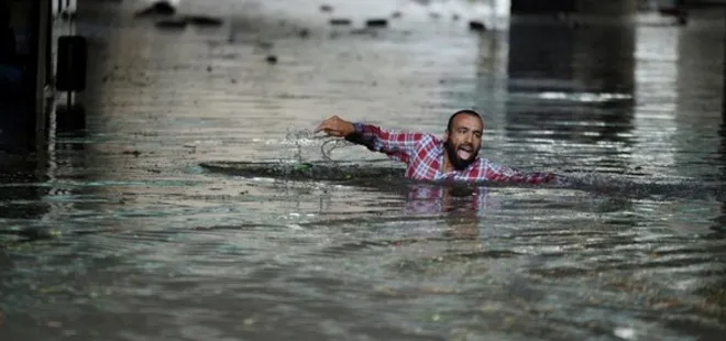 Selden yüzerek kurtuldu