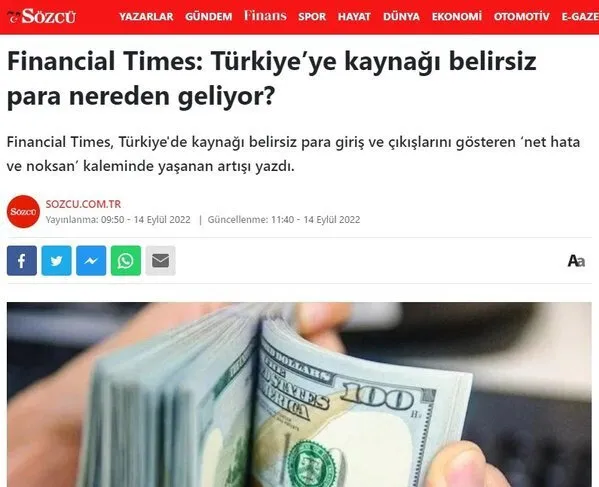 Hazine ve Maliye Bakanı Nureddin Nebati'den İngiliz gazetesi Financial Times'a kapak gibi yanıt: Türkiye Ekonomi Modeli - 6