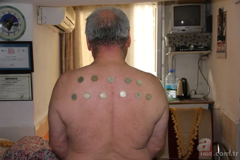 Şanlıurfalı 'mıknatıs adam' görenleri şok etti! Vücudunda bulunan bio enerji ile... 12
