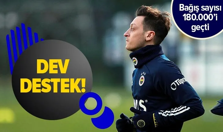 Fenerbahçe'de Mesutol kampanyasına 24 saatte 180 binin üzerinde destek mesajı