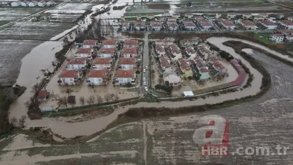 Edirne’deki sağanak yağış sonrası evler su altında kaldı! Enez’de yardım çığlıkları yükseldi