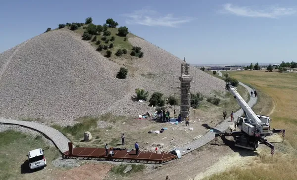 1685515629863.jpg Asrın felaketinden etkilenmişti! Tarihi Karakuş Tümülüsü yeniden ayağa kalktı - 3