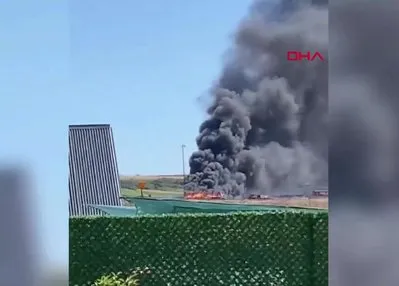 Çatalca’da TIR alev alev yandı