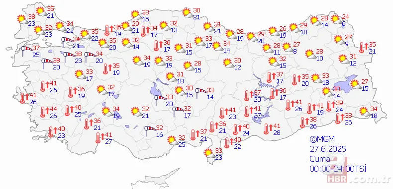Meteoroloji kavurucu sıcaklar sonrası uyardı: 10 derece birden düşecek! İl il açıklandı: Hafta sonu yağışlı olan bölgeler 8