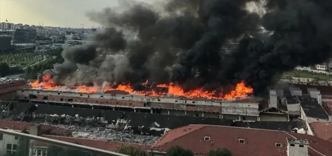 İstanbul’da korkutan yangın