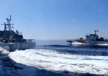 Yunanistan Türk karasularını ihlal etti! Türk sahil güvenlik ekipleri anında müdahale etti