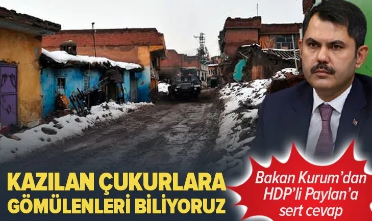 Bakan Murat Kurum'dan HDP'li Garo Paylan'a tokat gibi cevap