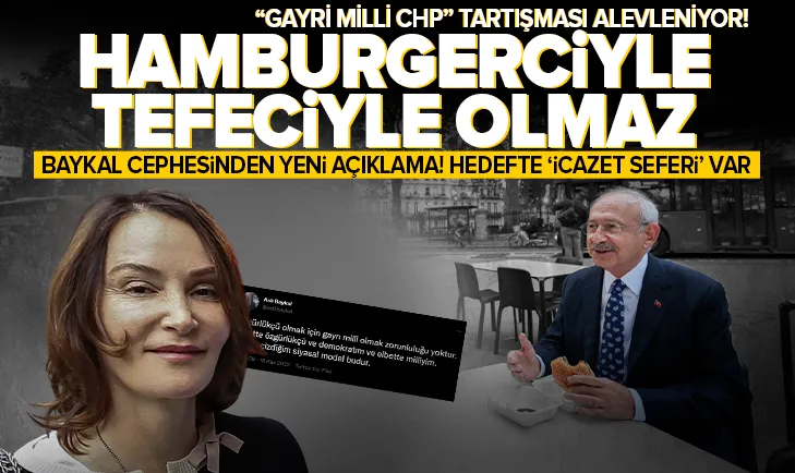 Baykaldan Kılıçdaroğluna hamburger göndermesi