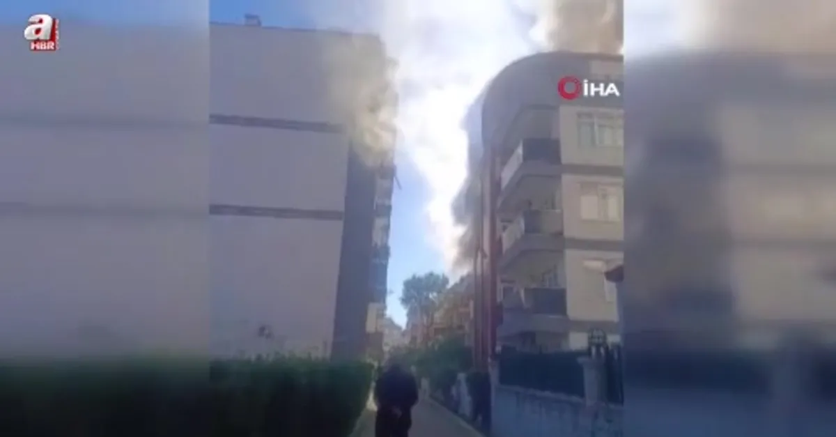 Elektrikli sobadan çıkan yangın korkuttu