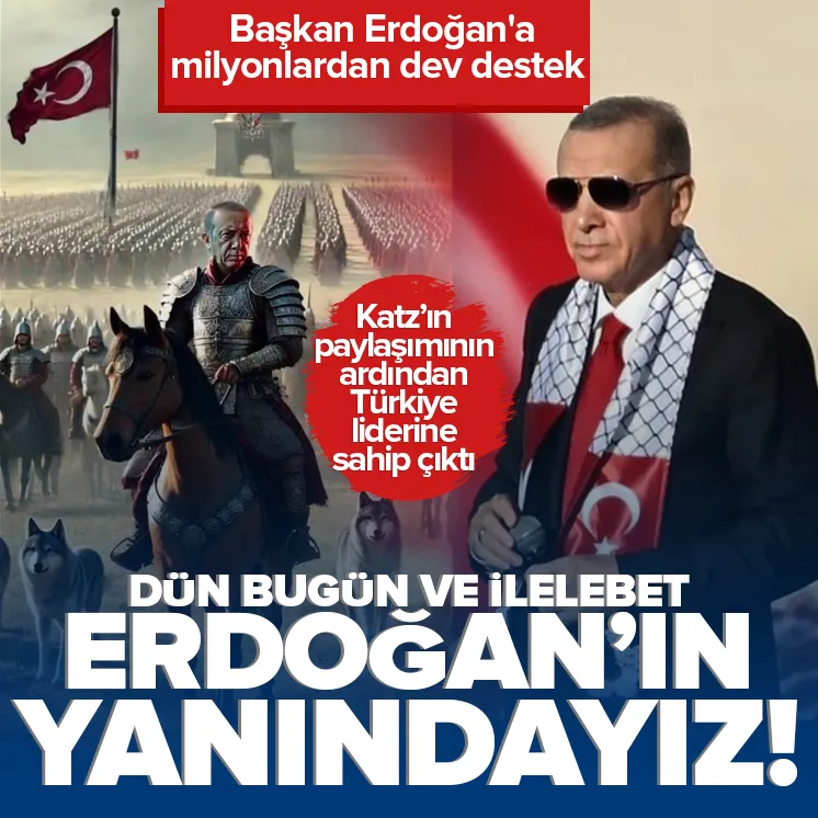 Başkan Erdoğan’a milyonlardan dev destek!