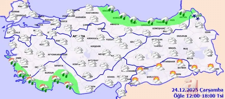 Kar yağışına hazır olun! İstanbul ve Ankara için günler kaldı: Sibirya kışı başlıyor 15