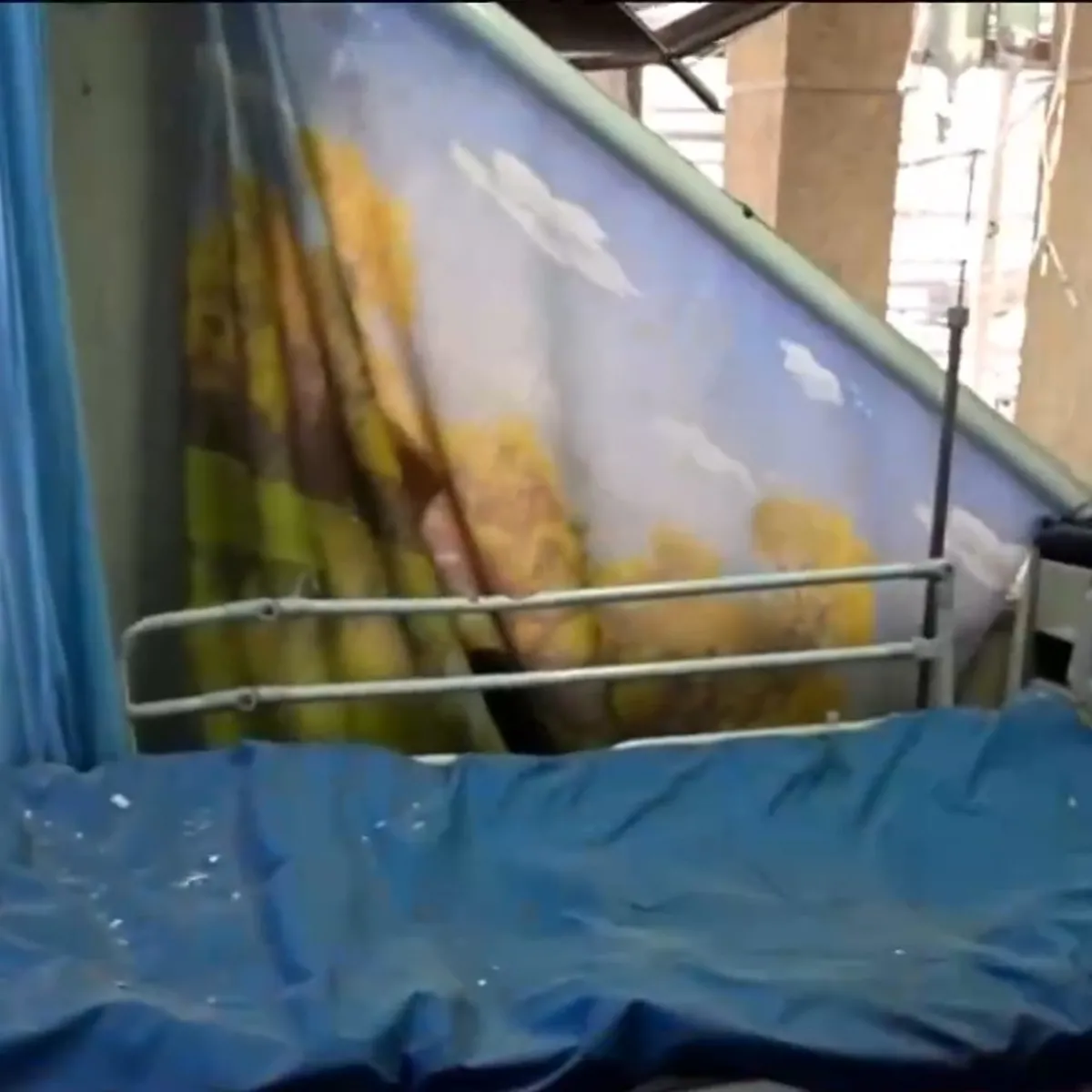 A Haber Tahran'da vurulan hastanede! Mütaharri Hastanesi kullanılamaz halde