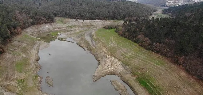 Elmalı Barajı’nda korkutan görüntü: Doluluk oranı yüzde 23.7’ye düştü