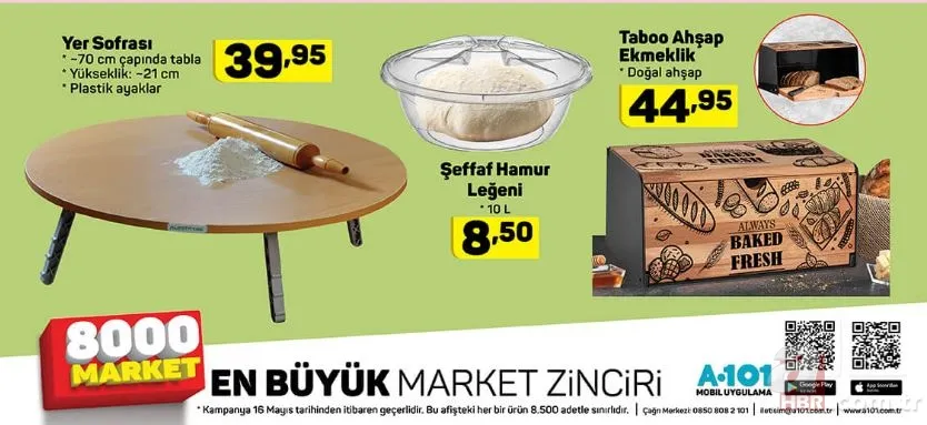 A101 aktüel ürünler kataloğu 16 Mayıs için son saatler! A101 indirimli ürünler neler? 24
