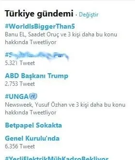 Erdoğan’ın sözleri Twitter’da dünya gündeminde!