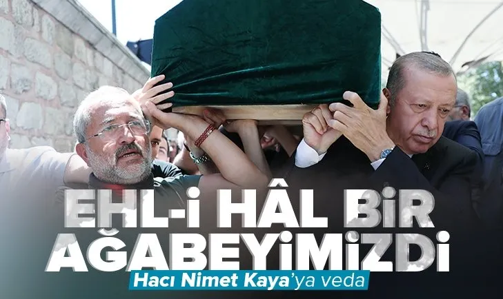 Son dakika: Başkan Erdoğan İstanbul’da yazar Rıdvan Kaya’nın babasının cenazesine katıldı