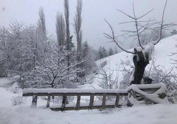 Çorum’da bahar yerine kış