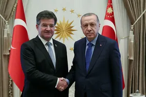 Başkan Erdoğan, Lajcakı kabul etti
