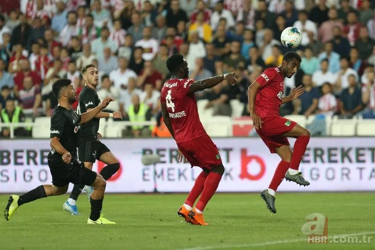 Beşiktaş, Sivas'ta dağıldı! Sivasspor: 3 - Beşiktaş: 0 Maç sonucu