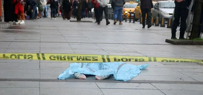 İstanbul’da 6’ncı kattan düşen kadın hayatını kaybetti! Oğlu fenalık geçirdi