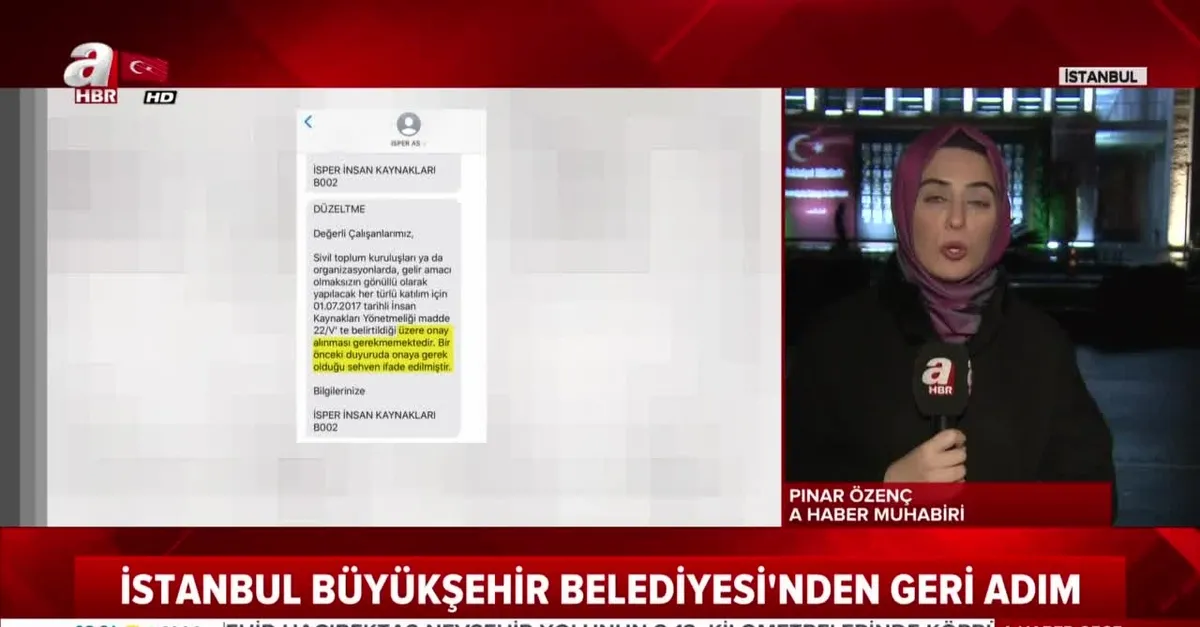 İBB fişleme uygulamasında geri adım attı