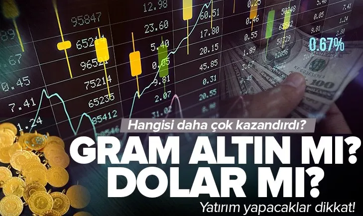 Gram altın ve dolar bu hafta da kazandırdı! İşte güncel piyasa kuru... Altına mı dolara mı yatırım yapılmalı? Hangisi daha çok kazandırıyor?
