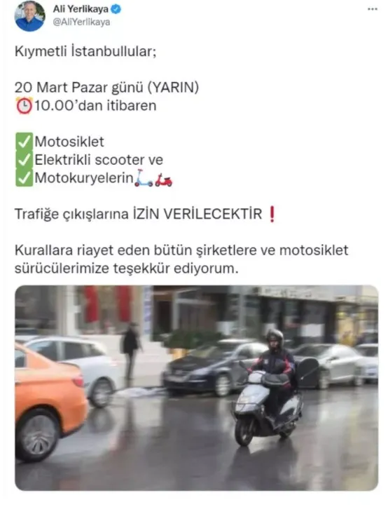 sok-dakika-istanbul-valisi-yerlikaya-acikladi-motokurye-motosiklet-elektrikli-scooter-ne-zaman-trafige-cikacak-1647712572844.jpg Sok dakika: İstanbul Valisi Yerlikaya açıkladı! Motokurye, motosiklet, elektrikli scooter ne zaman trafiğe çıkacak? - 1