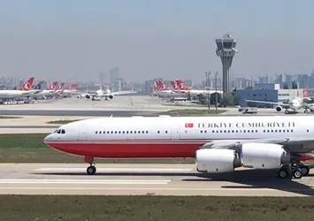Yeni VIP uçağı TC-CAN ilk uçuşunu yaptı