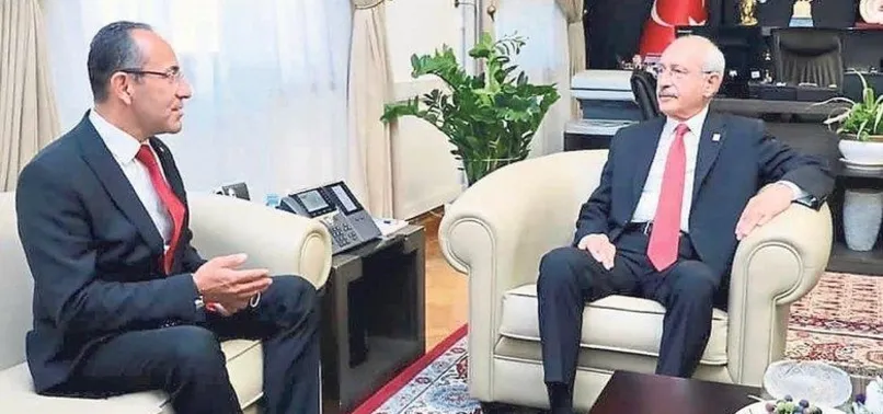 CHP lideri Kemal Kılıçdaroğlu FETÖ'cü Burak Oğuz'u ağırladı!