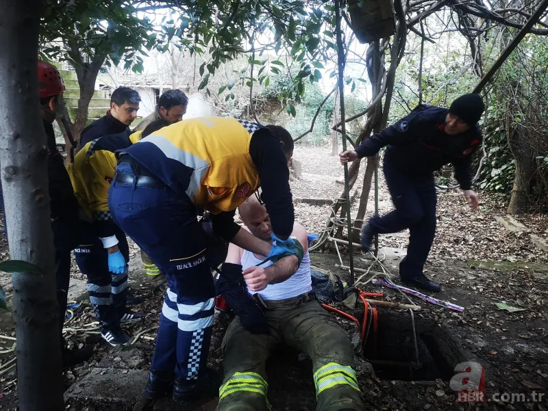 İstanbul Kadıköy'de garip olay! Tavuklarına yem vermek istedi kendini kuyuda buldu 7