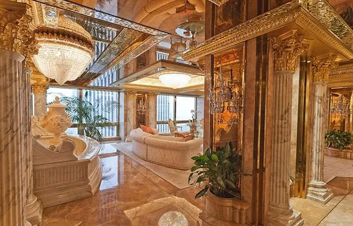 Donald Trump bu evde yaşıyor