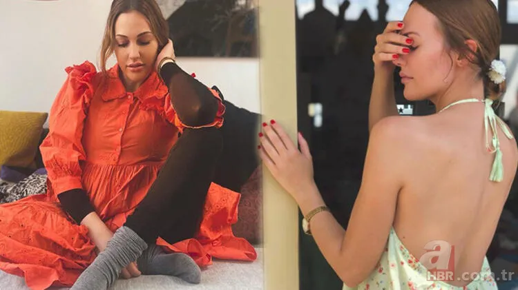 8 aylık hamile olan Meryem Uzerli’den karnı burnunda ilk poz 7