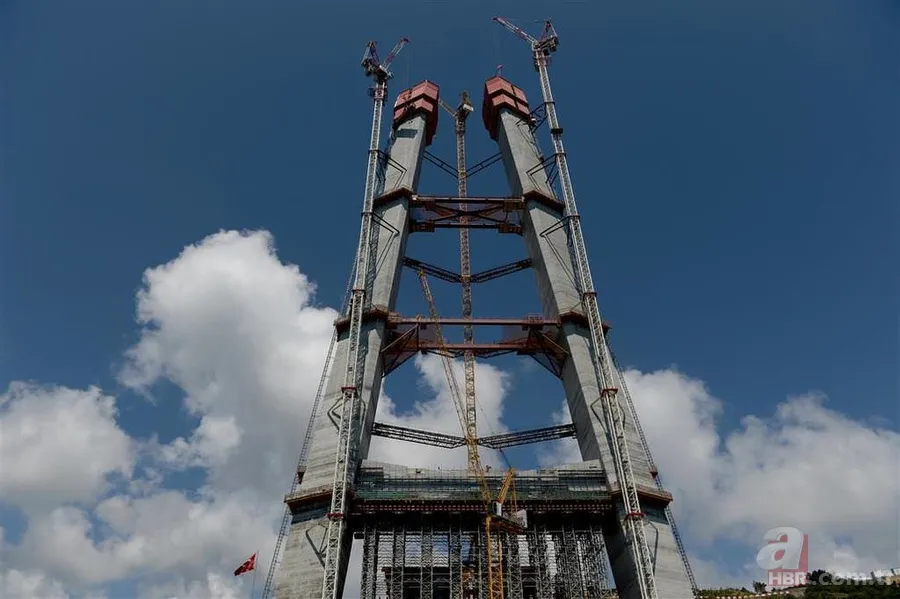 3. Boğaz Köprüsü'nün inşaatında bir yıl geride kaldı 1