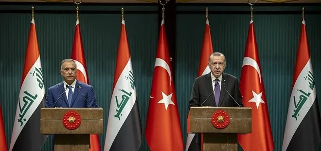 Son dakika: Başkan Erdoğan, Irak Başbakanı Kazımi ile görüştü