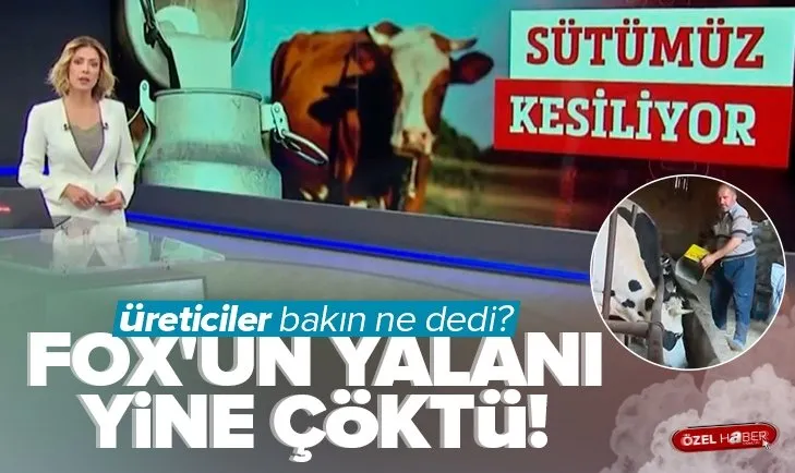 FOX TV’nin süt hayvancılığı algısı çürütüldü! Sür üreticileri FOX TV’ye tepki gösterdi