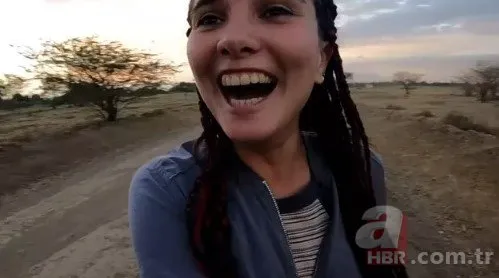 YouTuber Nurgül Türk’e Afrika’da kabileden taciz! Kaç kız kaç!