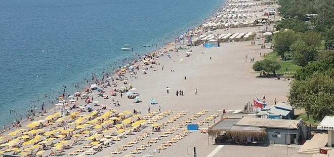 Antalya'da aşırı sıcak ve yüksek nem bunalttı