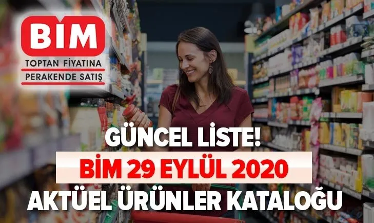 BİM 29 Eylül 2020 aktüel ürünler kataloğu Kek ve pasta malzemeleri ile