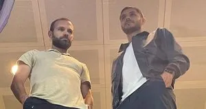 Mauro Icardi ve Juan Mata tribünde