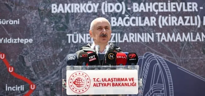 Son dakika: Metro hattının yüzde 70’i tamamlandı! Bakan Karaismailoğlu İBB’yi eleştirdi: Milletimiz İstanbul’daki beceriksizliği izliyor