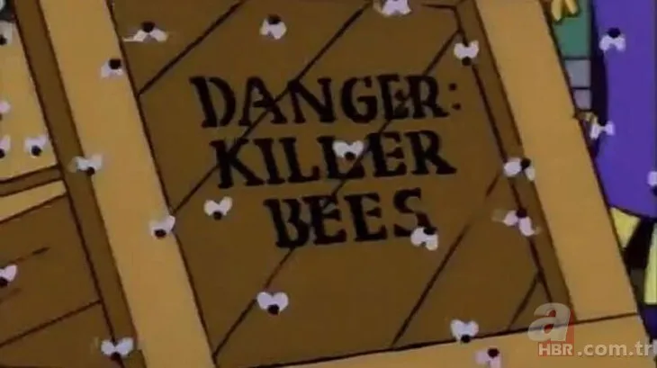 The Simpsons corona virüsün ardından katil arıları da bildi!