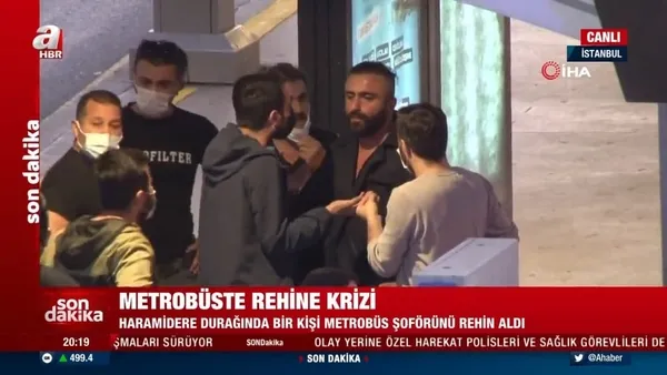 Son dakika: İstanbul Haramidere metrobüs durağında rehine krizi - 5