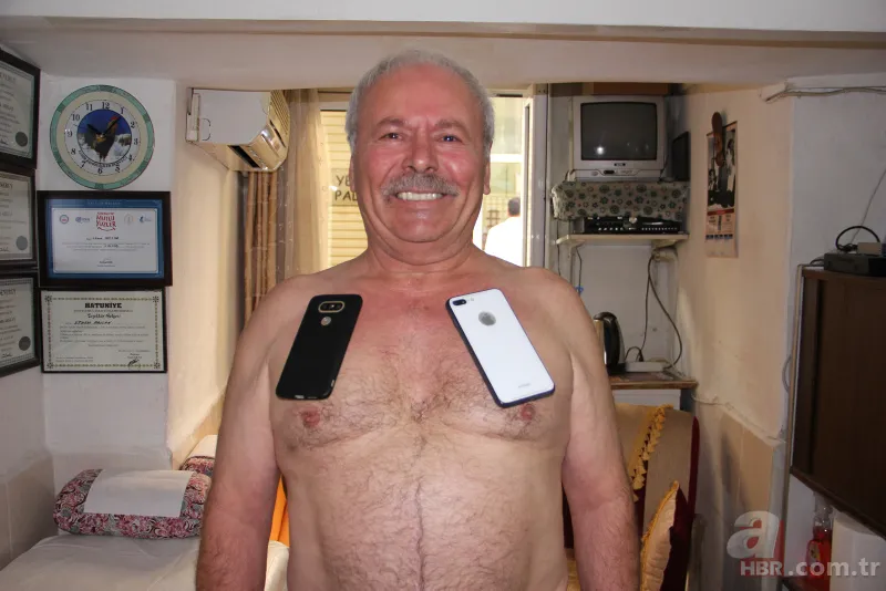 Şanlıurfalı 'mıknatıs adam' görenleri şok etti! Vücudunda bulunan bio enerji ile... 13