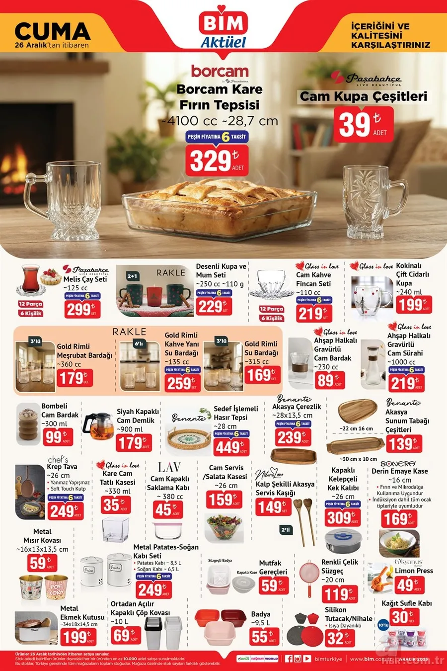 BİM aktüel 23–26 Aralık 2025 kataloğu yayınlandı: İşte indirimli ürünler 9
